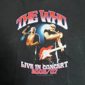 The Who Live in Concert 2006/2007 Black Band Tee XL